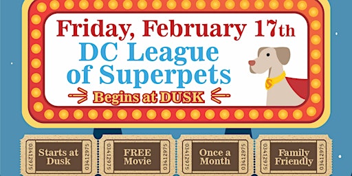 Movie Night in The Park: DC League of Superpets