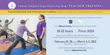 Virtual Adaptive Yoga Moves Any Body Teacher Training Winter 2023