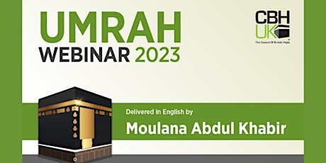 Primaire afbeelding van Umrah Webinar 2023 - An Online Event