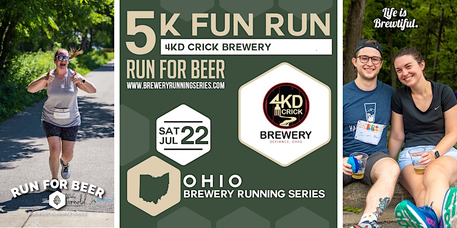 4kd Crick Brewery event logo