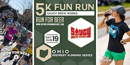 5k Beer Run x Saucy Brew Works - Sandusky| 2023 OH Brewery Running Series
