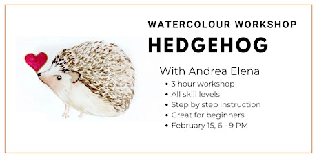 Watercolour Workshop - Hedgehog