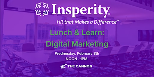 Digital Marketing Luncheon, brought to you by Insperity