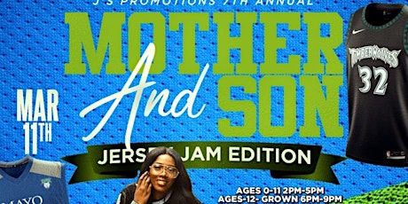 7th ANNUAL MOTHER & SON BALL  JERSEY  JAM EDITION