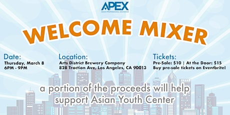 APEX Welcome Mixer primary image