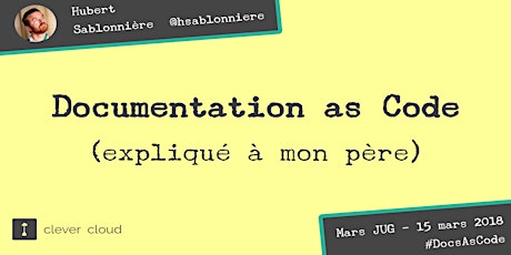 Image principale de Documentation as Code: (expliqué à mon père)