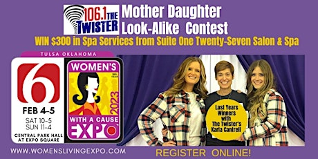 Hauptbild für Mother Daughter LOOK-ALIKE Contest at the Tulsa Women's Expo 2023