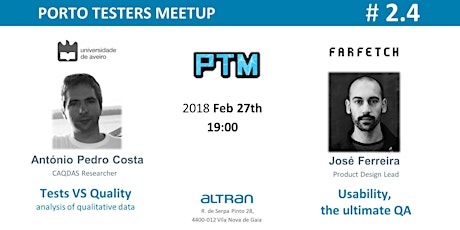 Imagem principal de Porto Testers Meetup #2.4