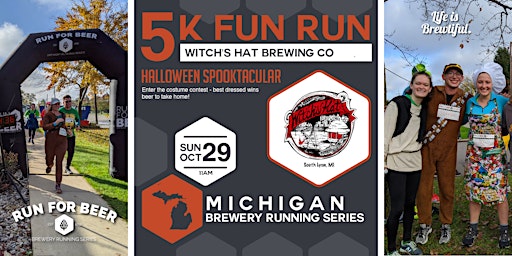 Imagem principal de 5k Beer Run x Halloween Spooktacular | Witch's Hat | 2023 MIBRS