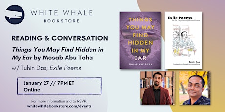 Poetry Reading & Conversation: Mosab Abu Toha w/ Tuhin Das