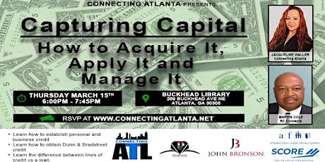 Capturing Capital - How to Acquire it, Apply it and Manage it primary image