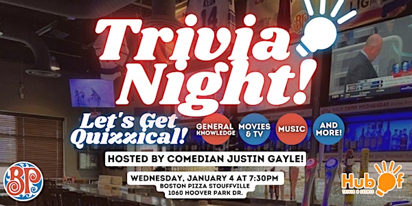 GENERAL Trivia Night - Boston Pizza (Stouffville)
