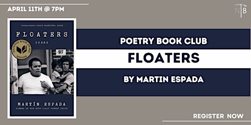 Poetry Book Club: Floaters: Poems By Martín Espada primary image