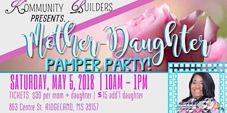 Mother Daughter Pamper Party  primary image