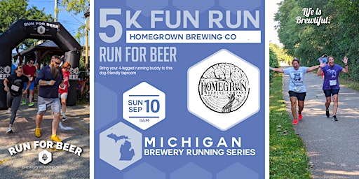 5k Beer Run x Homegrown Oktoberfest | 2023 MI Brewery Running Series primary image