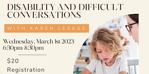 Disability and Difficult Conversations