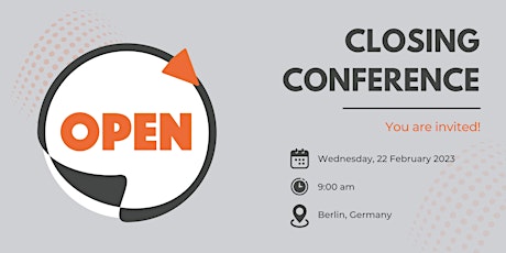 Hauptbild für Closing Conference: THE OPEN PROJECT