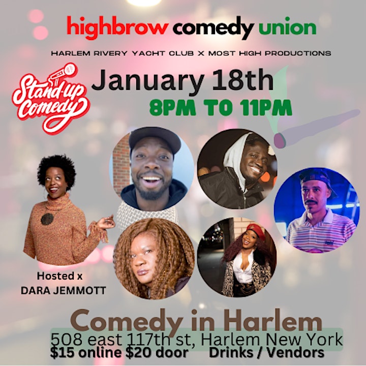 HighBrow Comedy Union at Comedy in Harlem image