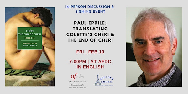 Paul Eprile: translating Colette's Chéri & The End of Chéri (IN-PERSON)