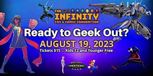 Imagen principal de Infinity Toy and Comic Convention 2023 Kissimmee, FL