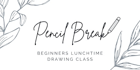 Beginners Online Lunchtime Drawing Class - Pencil Break
