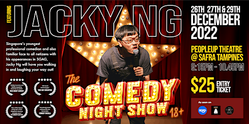 Primaire afbeelding van The Comedy Night Show - Featuring Jacky Ng