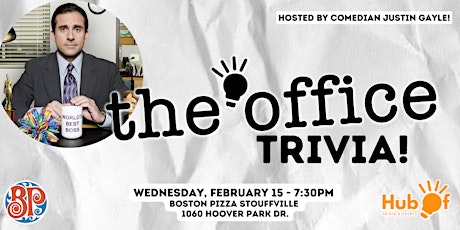 THE OFFICE Trivia Night - Boston Pizza (Stouffville)