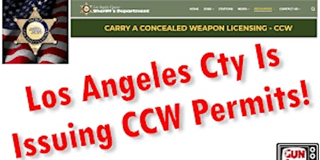 CA CCW Permit Training