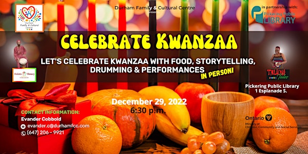 CELEBRATE KWANZAA - In-person  Celebration!