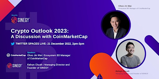 [SINEGY Space] Crypto Outlook 2023 - A Discussion with CoinMarketCap primary image
