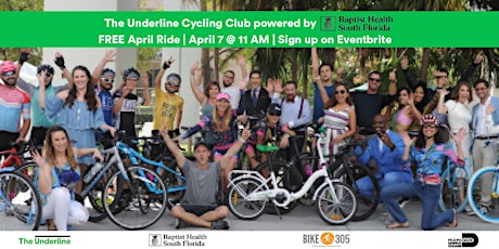 Bike305 Bike The Underline with The Underline Cycling Club powered by Baptist Health South Florida primary image