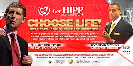 Choose Life! Get HIPP about Your Health Conference – 14 April 2018 primary image