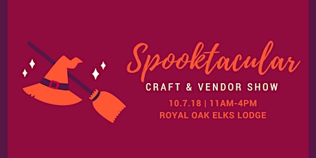 Spooktacular Craft & Vendor Event primary image