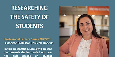 Nicola Roberts - Associate Professorial Lecture IN PERSON