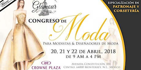 Imagen principal de Aparta el Congreso de Moda Monterrey N.L. Abril 20, 21 y 22