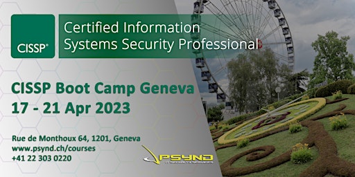 CISSP Boot Camp | GENEVA | 17-21 April, 2023