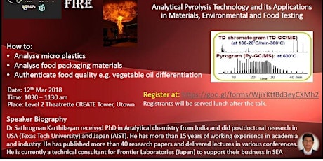 Chemical Identification by FIRE - Introduction to Analytical Pyrolysis Technology primary image