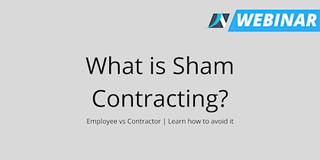 Fitness Australia Webinar | What is Sham Contracting and how can I avoid it? primary image