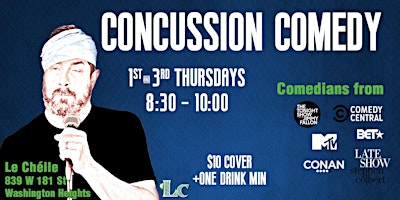 Primaire afbeelding van Concussion Comedy | Stand-up Comedy in Washington Heights