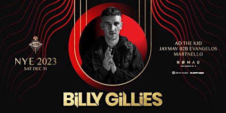 NYE with Billy Gillies at NOMAD Toronto || December 31st, 2022