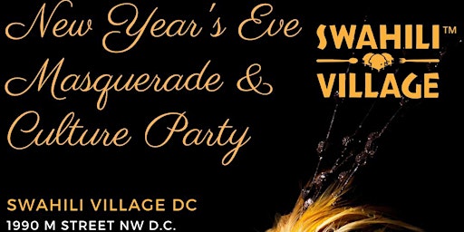 Swahili DC New Year's Eve Culture Party