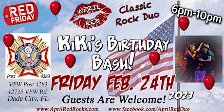 April Red Rocks VFW Dade City for KiKi's Birthday!