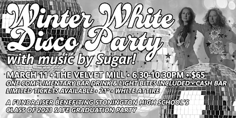Winter White Disco Party with music by Sugar