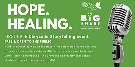 FIRST EVER Chrysalis Storytelling Event