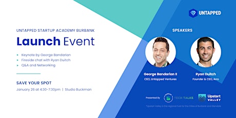 Untapped Startup Academy Burbank Launch Event