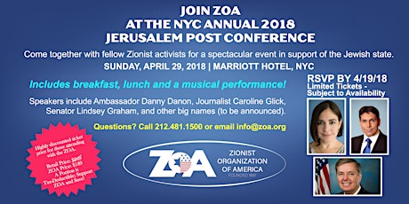 Jerusalem Post Conference with ZOA primary image