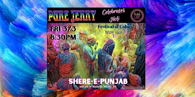 Holi Festival w/ Pure Jerry Band primary image