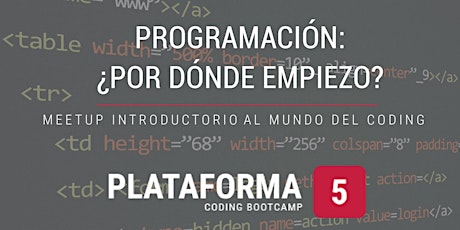 Imagen principal de Programación: Meetup Introductorio