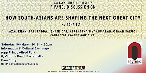 How South-Asians are Shaping the next great city - A Panel Discussion