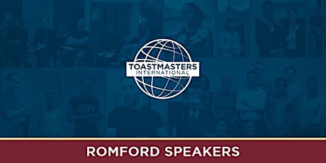 Be our guest at a Romford Speakers Toastmasters Club Meeting